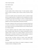 El primer capítulo del libro de Ranciére Jacques “El maestro ignorante”, pretende mostrar un método de enseñanza a partir de exponer la manera de enseñar de Joseph Jacotot