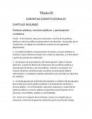 Las Políticas públicas, servicios públicos y participación ciudadana