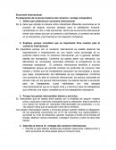 Economía internacional. Fundamentos de la teoría moderna del comercio: ventaja comparativa