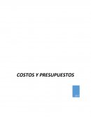 Costos y Presupuestos. La contabilidad es una de las principales bases para poder emprender una empresa