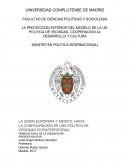 LA PROYECCION EXTERIOR DEL MODELO DE LA UE: POLITICA DE VECINDAD, COOPERACION AL DESARROLLO Y CULTURA