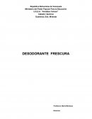 Proyecto desodorante casero 1