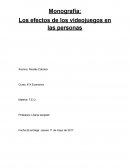 Cuales son los Efectos de los videojuegos en las personas