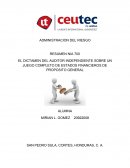 EL DICTAMEN DEL AUDITOR INDEPENDIENTE SOBRE UN JUEGO COMPLETO DE ESTADOS FINANCIEROS DE PROPOSITO GENERAL