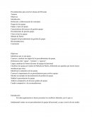 Procedimientos para resolver Quejas del Personal