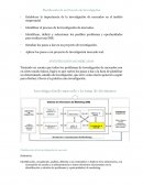 La Planificacion para un proyecto de investigacion