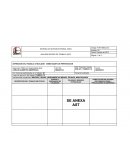 DEFINICION DEL TRABAJO A REALIZAR: ARME EQUIPO DE PERFORACION