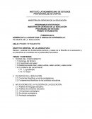 PLAN DE ESTUDIOS PARA LA MAESTRIA EN CIENCIAS DE LA EDUCACIÓN