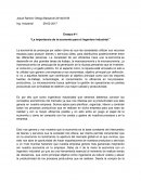 Ensayo # 1 “La importancia de la economía para el ingeniero industrial.”