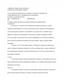 EVALUACION DE PROCESO DE CONTROL INTERNO AUDITORIA DE CONFIABILIDAD DE LA INFORMACIÓN FINANCIERA