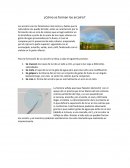 ¿Cómo se forman los arcoíris?