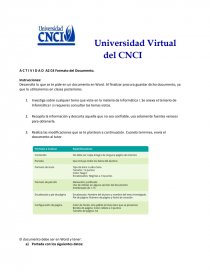 A C T I V I D A D A2 C4 Formato del Documento. Página 1