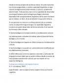 Fundamentos biológicos del lenguaje humano