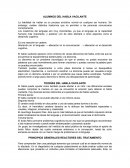 Alumnos del habla vacilante