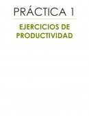 PRÁCTICA EJERCICIOS DE PRODUCTIVIDAD