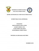 MATERIA: EXPLORACION DE LA PRÁCTICA DEL TRABAJO SOCIAL