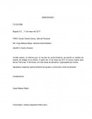 Agradezco organizar oportunamente los grupos y comunicar a todo el personal