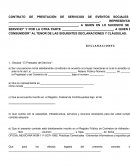 CONTRATO DE PRESTACIÓN DE SERVICIOS DE EVENTOS SOCIALES
