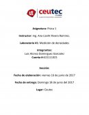 Laboratorio 1 -Densidad