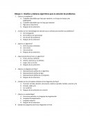 Diseño y elaboracion de algoritmos para la solución de problemas