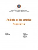 Análisis de los estados financieros