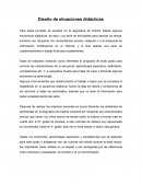 EL DISEÑO DE SITUACIONES DIDÁCTICAS