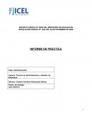 Informe de practica Administración y Gestión de Empresas
