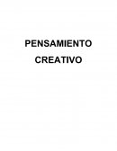 PENSAMIENTO CREATIVO EJERCICIO