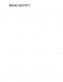 Menú bufet
