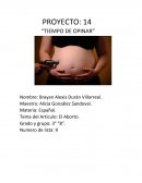 PROYECTO “TIEMPO DE OPINAR”