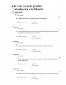 Cuestionario filosofia bachillerato