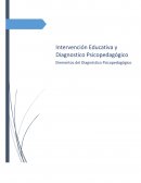 Intervención Educativa y Diagnostico Pedagógico