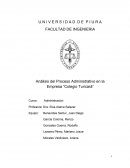 Análisis del Proceso Administrativo en la Empresa “Colegio Turicará”