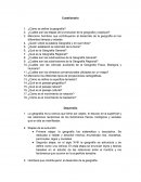 Actividad - Cuestionario de Geografía