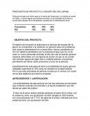 UNA GRAN PROPUESTA DE PROYECTO 4: ESCAPE DEL RÍO JAPUNI