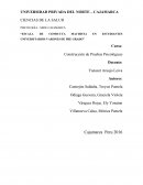 ESCALA DE CONDUCTA MACHISTA EN ESTUDIANTES UNIVERSITARIOS VARONES DE PRE GRADO