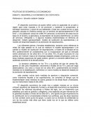POLÍTICAS DE DESARROLLO ECONOMICAS I ENSAYO, DESARROLLO ECONOMICO DE COSTA RICA