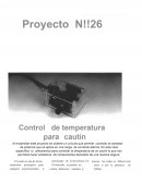 Diseño de Control de Temperatura para Cautin - Probados Electronica