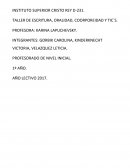 TALLER DE ESCRITURA, ORALIDAD, COORPOREIDAD Y TIC`S.