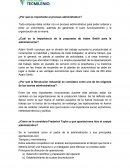 Aspectos generales de la administracion ¿Por qué es importante el proceso administrativo?