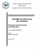 Proyectos de intervención socioeducativa