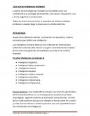 ¿Qué son las inteligencias múltiples?