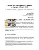 La educación puede transformar al mundo, al mismo universo, en tanto calidad de hombre