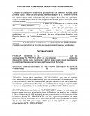CONTRATO DE PRESTACION DE SERVICIOS PROFESIONALES