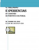 JORNADA DE CONVIVENCIA DEPORTIVA–CULTURAL ENTRE C.B.S.R