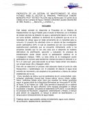 PROPUESTA DE SISTEMA DE ABASTECIMIENTO DE AGUA