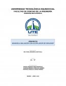 TEMA: MANIVELA - BALANCÍN CON ACOPLADOR DE GRASHOF