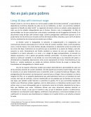 Stados unidos es uno de los países con menos ayudas sociales del mundo occidental