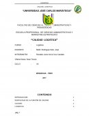 Calidad de Logistica