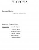 FILOSOFIA Revista el Monitor “Cuidar Enseñando”